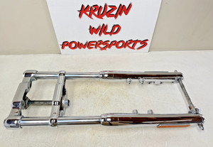 2003 HARLEY SOFTAIL DEUCE Chrome Front Forks End Triple Tree OEM HD NICE!!!