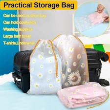5/10Pcs Travel Shoe Bags Waterproof Drawstring Storage Bags 3 Sizes Reusable Spa