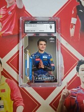 2020 Topps Chrome Formula 1 1st Edition Base Freshest Rookie Lando Norris CGC 9