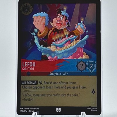 LeFou Cake Thief 138/204 Foil Disney Lorcana Reign of Jafar NM Card