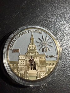 IBEW 57th Reunion Challenge Coin state capital building 342
