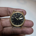 Vintage Seiko 7N43-8A99 Men’s Watch Head Black Day/Date Dial Parts Or Repair