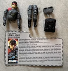 Hasbro G.I. Joe 1986 Low-Light Action Figure With File Card Vintage 3.75 ARAH