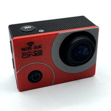 Explore Scientific Explore One 4K Action Camera with Wi-Fi - Red - 32GB SD