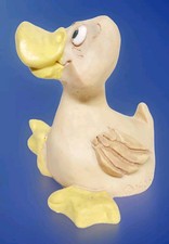 Vintage Russ Kathleen Kelly Critter Factory Duck Resin 2.5' Figurine Figure