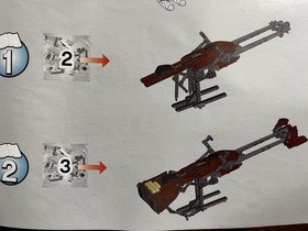 Retired LEGO Star Wars Set 75532 Speeder Bike ONLY New