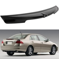 Glossy Black Duckbill Style Spoiler Wing For 2006-2007 Honda Accord Abs