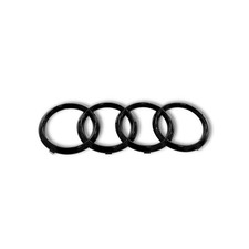Audi Ringe Emblem schwarz Audi Q7 4M Kühlergrill vorne Original NEU