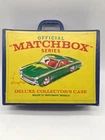 1968 Official Matchbox Series Deluxe Collectors Case With Lot Of 41 Lesney Cars