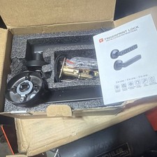 Fingerprint Biometric Door Lock ICS6-01 Black, Password, Key, App Compatible