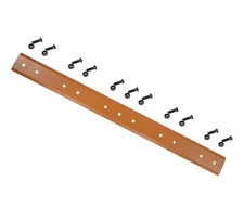 74-1/2"x6-1/2"x5/8" Double Bevel Bucket Cutting Edge Blade for Skid Steer Loader