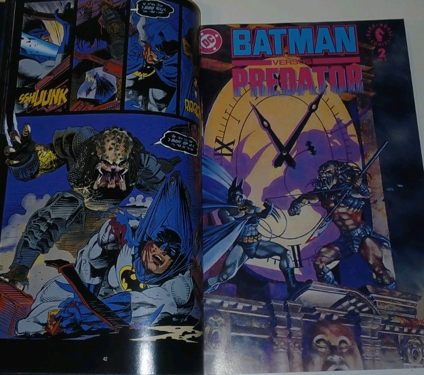 Batman Vs Predator Crossovers Omnibus Graphic Novel 2017 1st Edition RARE OOP Foto 3 de 4