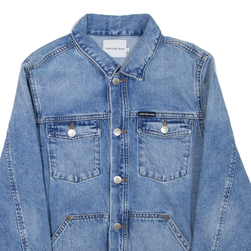 Chaqueta vaquera azul 14 años CALVIN KLEIN JEANS para niños - Imagen 2 de 6
