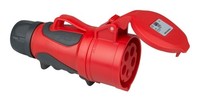 16A 5P 400V 6H Portable Steckdose IP44/54 Grip 2153-6