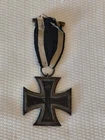 WWI Iron Cross With Ribbon - 2nd Class 1914 – Vintage Military Medal