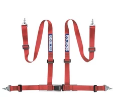 Sparco Club H-4M 4 Point Clip In Car Harness 2 Inch Straps ECE Approved