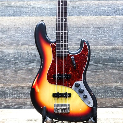 Nash Guitars JB63 3-Tone Sunburst Medium Aging Finish Electric Bass w/Case