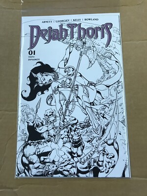 Dejah Thoris #1 (2019) B&w Abdeckung 1:7 Castro Incentive Dynamit