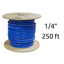 250 ft 1/4" ID FlexFab Silicone Heater Hose 5526 Blue 6mm 350F Radiator Coolant