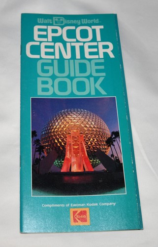 Libro guía central EPCOT 1985 nave espacial Earth Journey Into Imagination Living Seas - Imagen 2 de 24