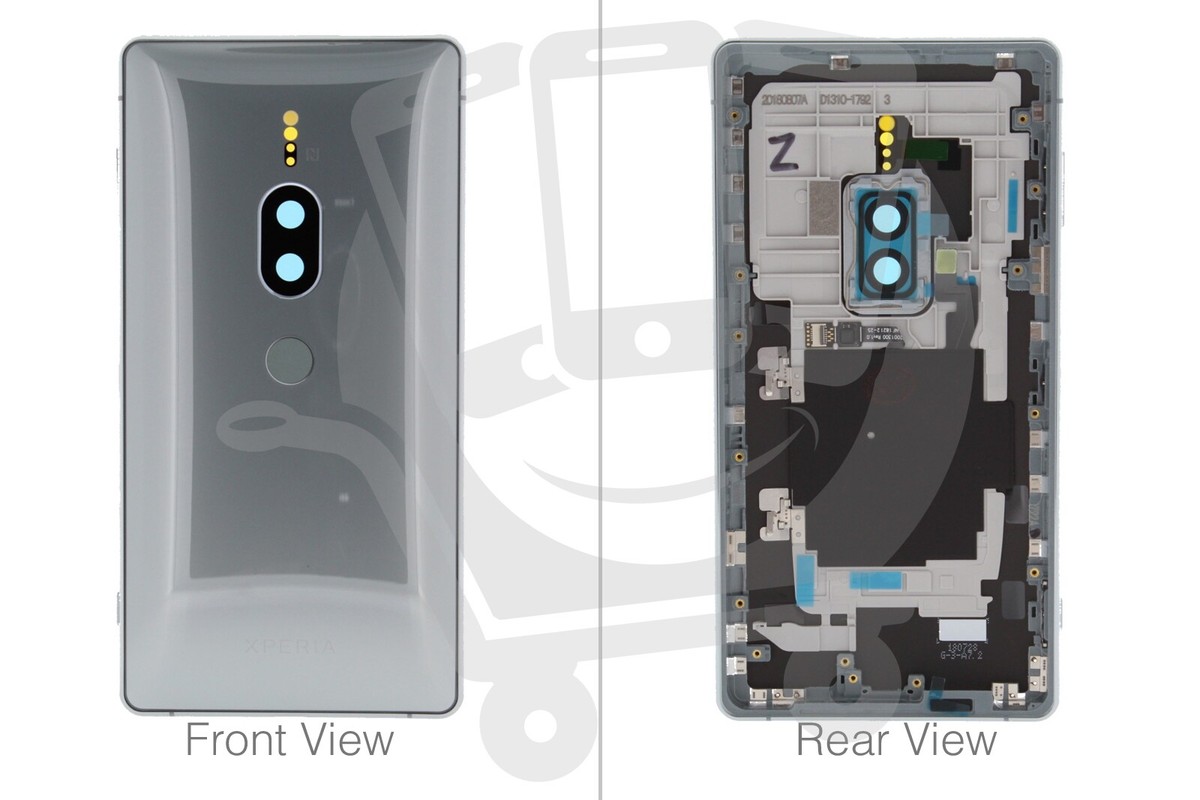 Official Sony XZ2 Premium Dual H8166 Silver Battery Cover