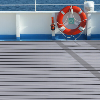 EVA Foam Boat Marine Flooring Mat Faux Teak Decking Yacht Car Sheet Pad 90×240cm