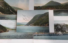 Lot of 5 NY Hudson River antique postcards