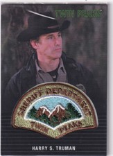 2019 Twin Peaks Sheriff Patch Card SP1  Harry S Truman