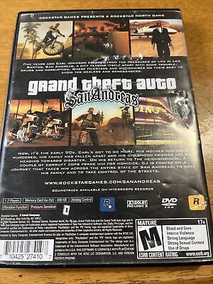 Gta San Andreas dvd cover ps2 version original by BayronR on