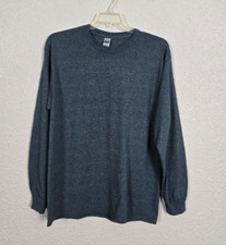 Gildan Mens Ultra Cotton Soft Long Sleeve T-Shirt Size Large New 1V254