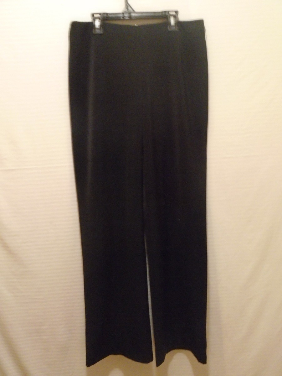 White House Black Market Womens Black Dress Pants Slacks Size 6