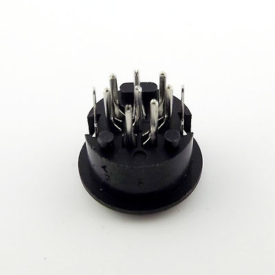 10pcs Mini 8-Pin DIN Circular PCB Mount Female Jack Connectors – Unbranded-468182