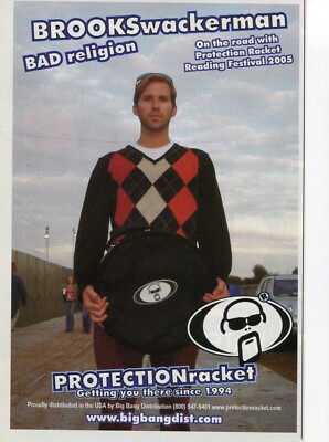 2006 small Print Ad of Big Bang Protection Racket, Brooks Wackerman Bad Religion