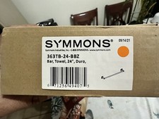 Symmons Towel Bar Duro 24 in Wall-Mounted Brushed Bronze Contemporary Modern