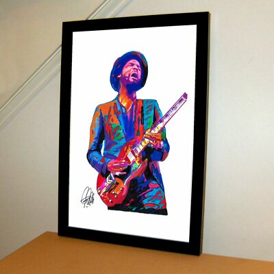 Gary Clark Jr Singer Guitar Blues Rock Music Print Poster Wall Art