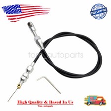 For Ls1 Chevy 36 Stainless Steel Black Throttle Cable 4.8 5.3 5.7 6.0 Engine Ls
