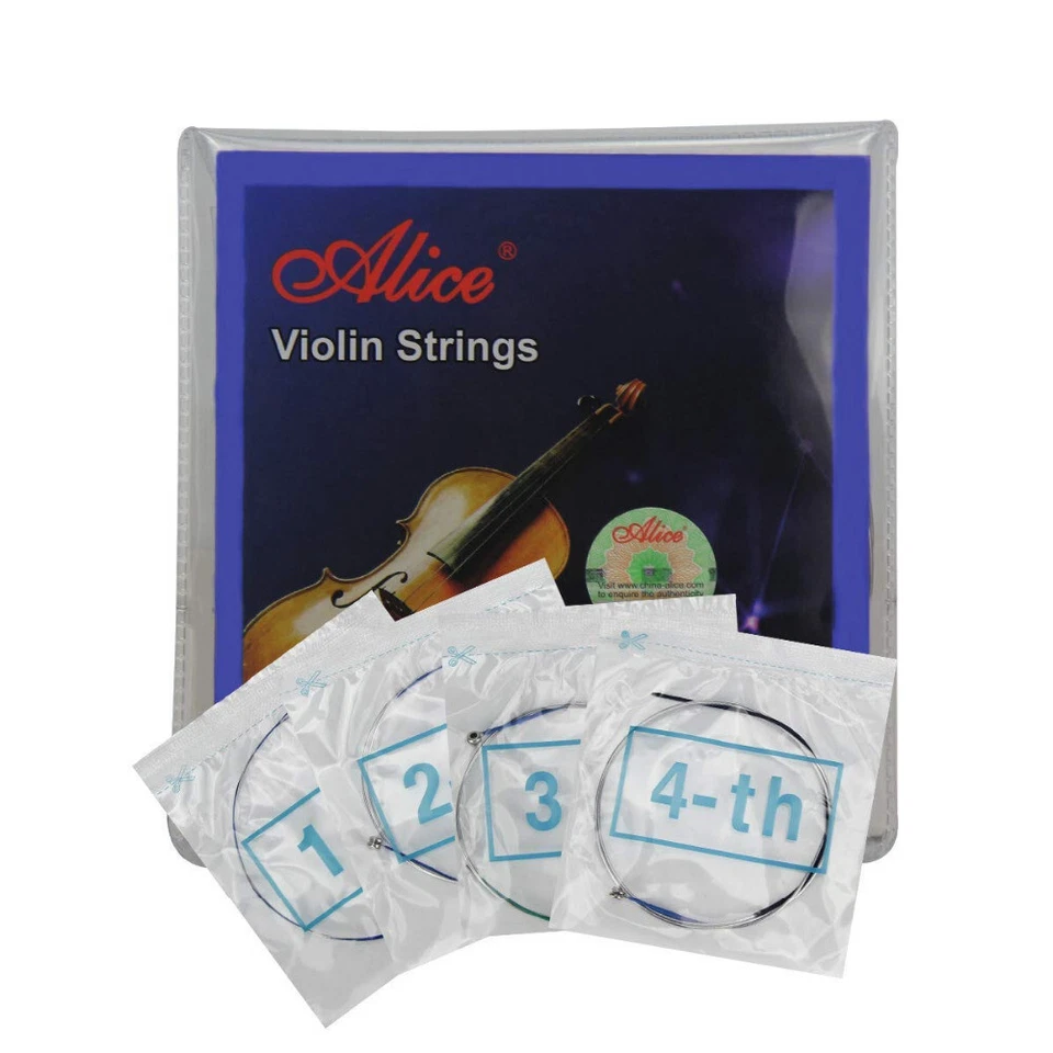 10 Packs Alice A703 Violin Strings Steel Core Cupronickel Winding 4/4 Size EADG - Image 4 of 4