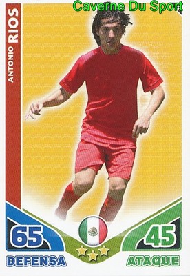 089 ANTONIO RIOS MEXICO TEAM CARD STARS MONDIALES 2010 TOPPS