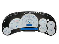 Escalade White Gauge Face For Silverado Sierra Duramax Diesel 2003 04 05 New