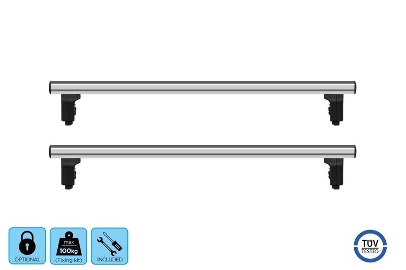 Barres de toit Opel Combo 2002-2011 alu pour solution manque de place