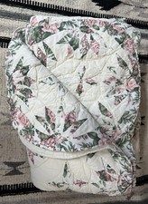 Floral Starburst Pieced Quilt Full See Photos 