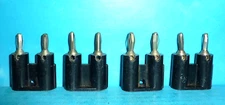 4 General Radio 274-MB Dual Banana Jack Test Connectors