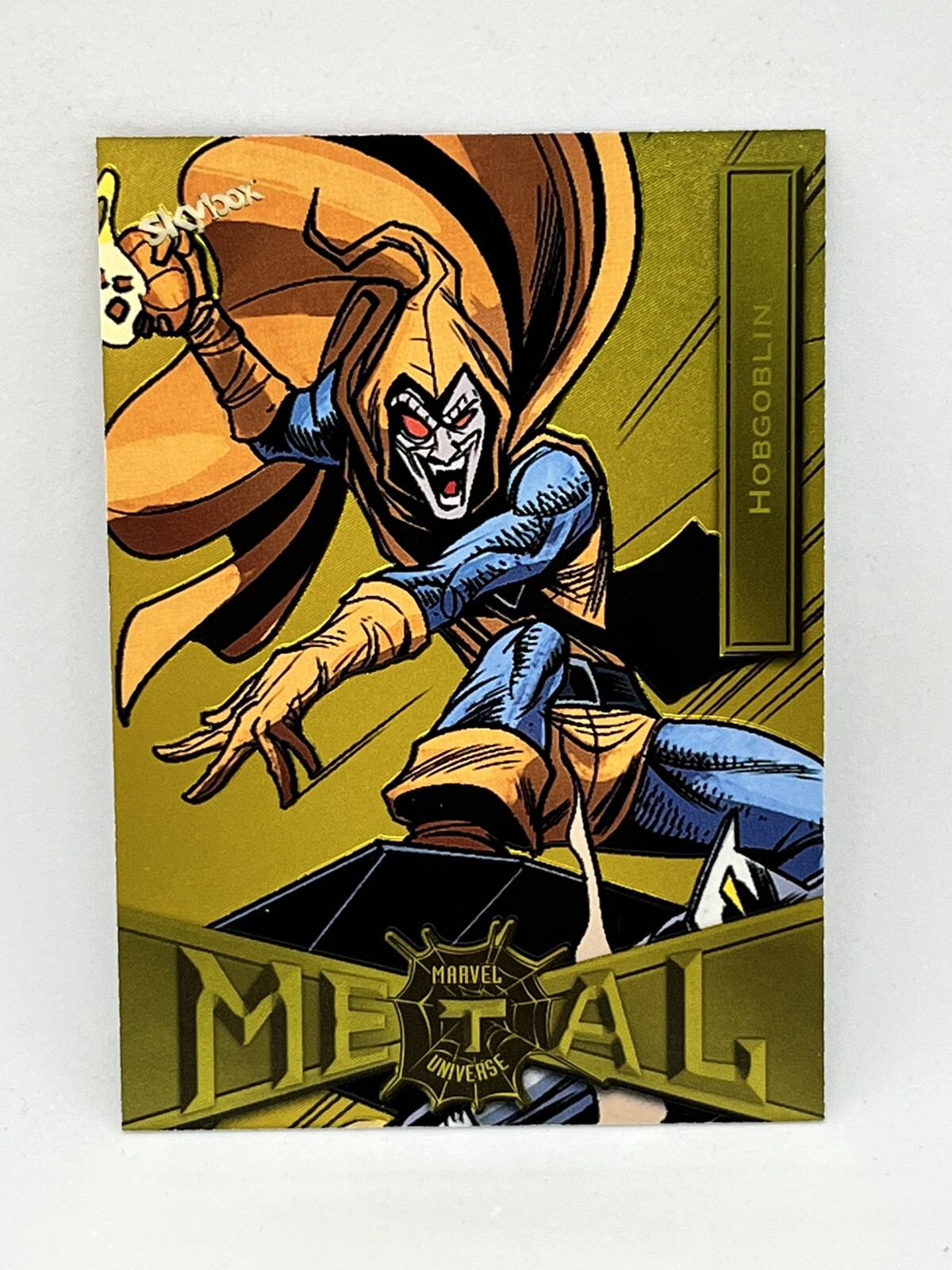 2021 Skybox Marvel Metal Universe Spider-Man #32 HOBGOBLIN Light FX Yellow