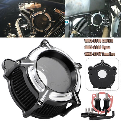 Air Cleaner Black Intake Filter System Kit Fit For Harley Dyna Wide Glide FXDWG
