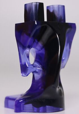 Lego Trans Purple Lower Body Ghost with Marbled Black Pattern