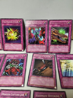 Yugioh cards lot of 14 Trap Cards Total All preowned in acceptable  condition | eBay