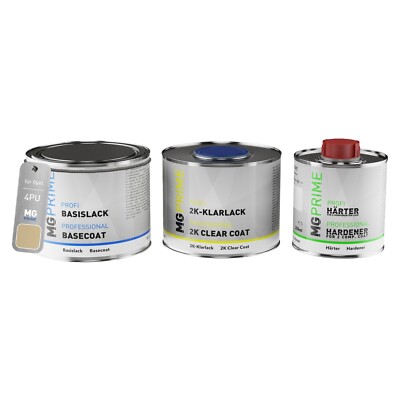 Autolack Set Dose spritzfertig für Opel 4PU Papyrus Metallic 1,25L