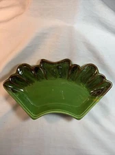 California Pottery Mid Century USA L-58 Appetizer Relish Tidbit Dish 