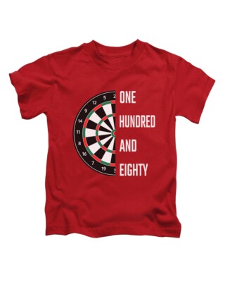 One Hundred & Eighty Erwachsene T-Shirt Fun Lustig Darts Tee Neu