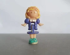 Rare Vintage Bluebird 1994 Polly Pocket Pretty Polly Locket Goes Shopping Doll